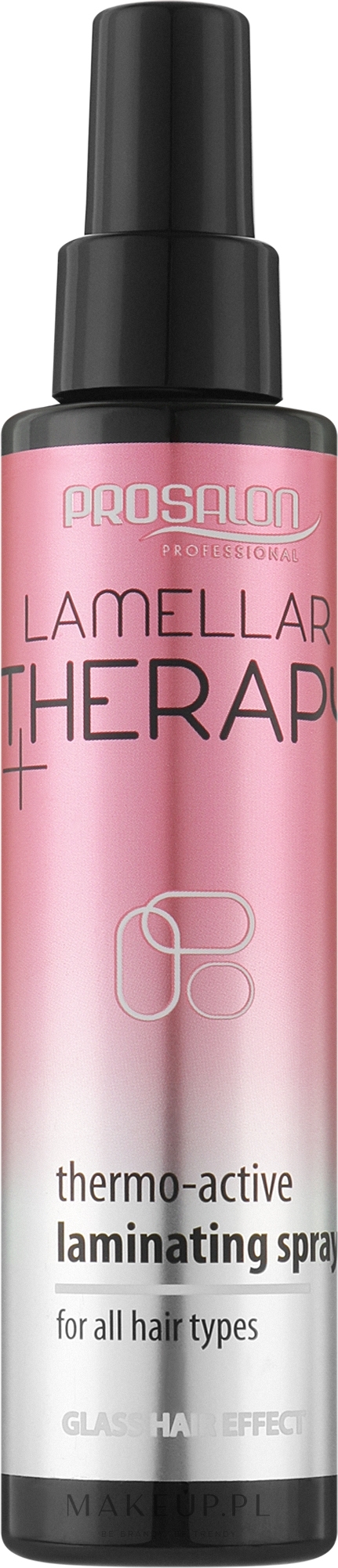 Termoaktywny spray do laminowania włosów - Prosalon Lamellar Therapy+ Thermo-Active Laminating Spray — Zdjęcie 150 ml