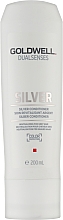 Odżywka do włosów blond i siwych - Goldwell Dualsenses Silver Conditioner — Zdjęcie N1