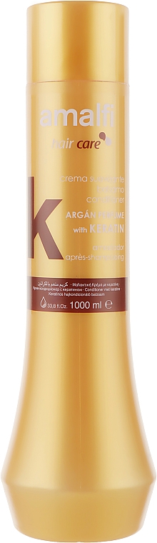 Balsam-odżywka z keratyną i olejkiem arganowym - Amalfi Argan Keratin Hair Conditioner — Zdjęcie N1