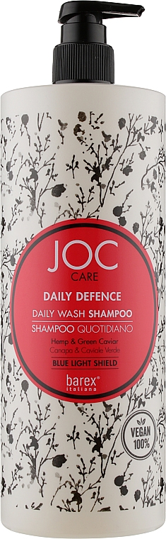 Szampon do codziennego stosowania z ekstraktem z konopi i zielonym kawiorem - Barex Italiana Joc Care Shampoo — Zdjęcie N1