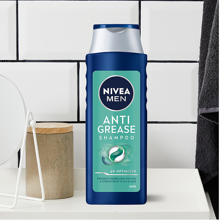 Szampon do włosów - NIVEA MEN Anti Grease Shampoo — Zdjęcie N4