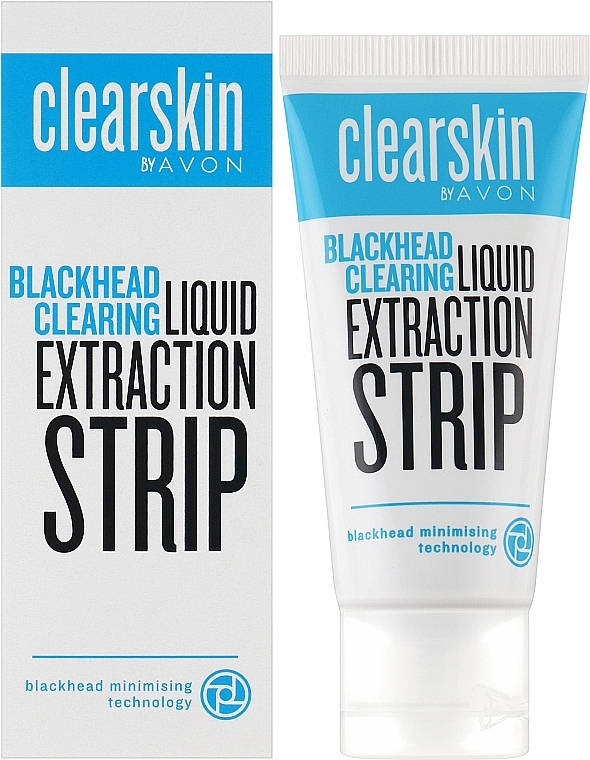 Głęboko oczyszczające plastry w żelu przeciw wągrom - Avon Clearskin Blackhead Clearing Liquid Extraction Strip — Zdjęcie N2