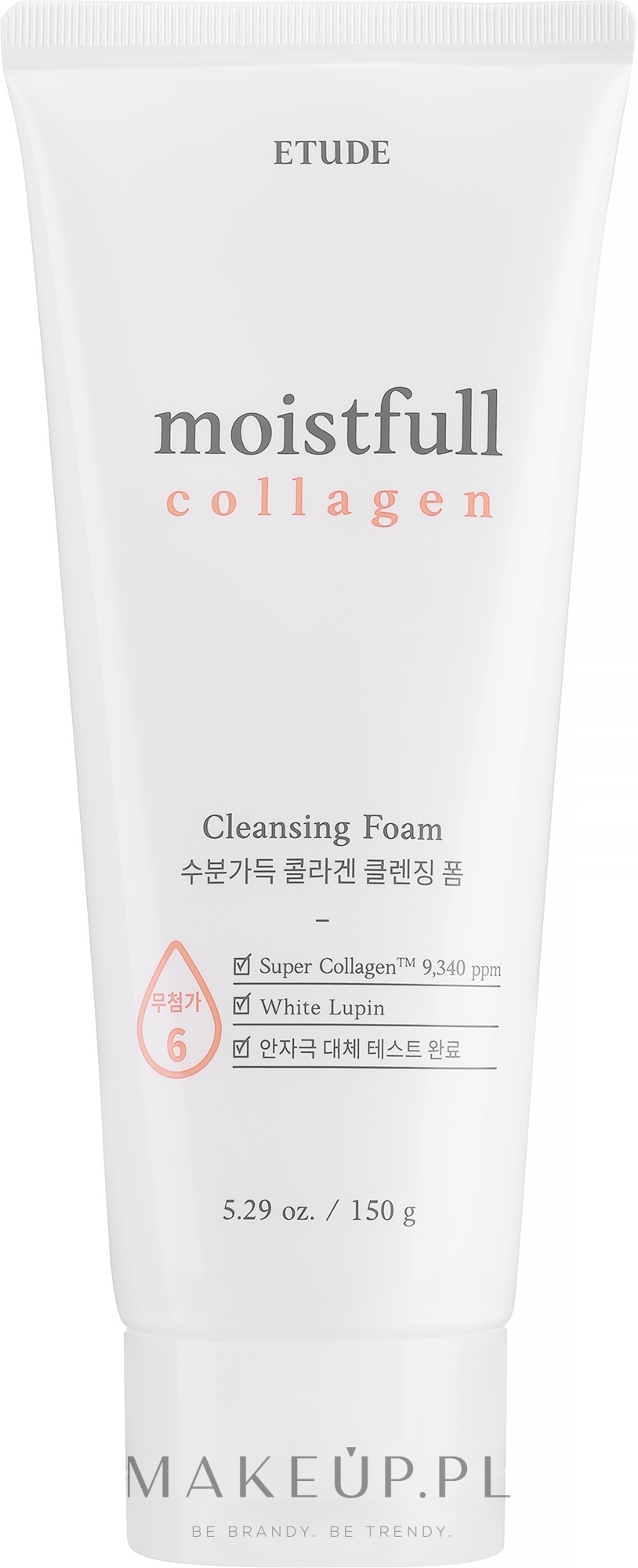 Kolagenowa pianka do mycia twarzy - Etude Moistfull Collagen Cleansing Foam — Zdjęcie 150 ml