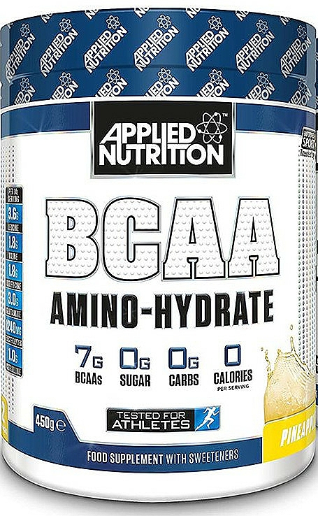 Aminohydrat w proszku o smaku ananasowym dla sportowców - Applied Nutrition BCAA Amino-Hydrate Pineapple — Zdjęcie N1