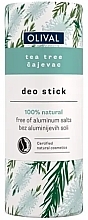Naturalny dezodorant z drzewem herbacianym - Olival Tea Tree Deo Stick — Zdjęcie N1