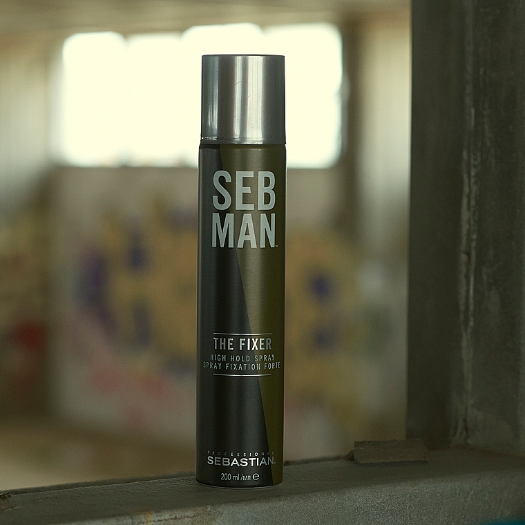 Lakier do włosów dla mężczyzn - Sebastian SebMan The Fixer High Hold Spray — Zdjęcie N3