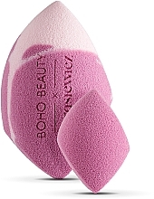 Kup Zestaw gąbek do makijażu, różowy - Boho Beauty Makeup Sponge