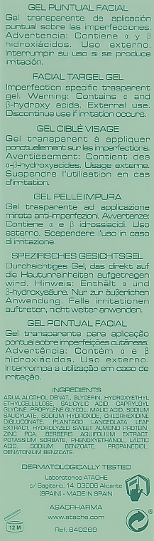 Żel punktowy do skóry tłustej i trądzikowej - Atache Oily SK Specific Solutions — Zdjęcie N3