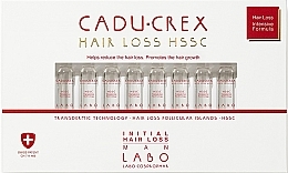 Kuracja na umiarkowane wypadanie włosów u mężczyzn - Labo Cadu-Crex Man Treatment for Initial Hair Loss HSSC — Zdjęcie N1