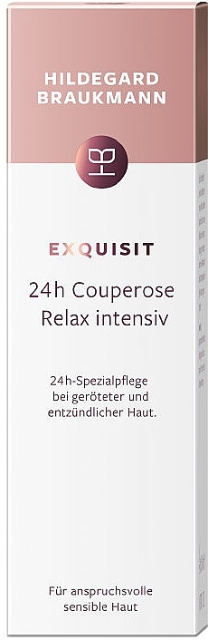 Intensywny krem relaksujący na trądzik różowaty - Hildegard Braukmann Exquisit 24H Intensive Relaxing Couperose Cream — Zdjęcie N2