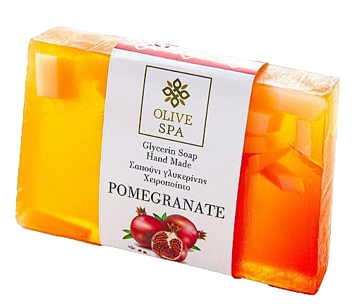 Mydło glicerynowe Pomegranate - Olive Spa Hand Made Glycerin Soap — Zdjęcie N1