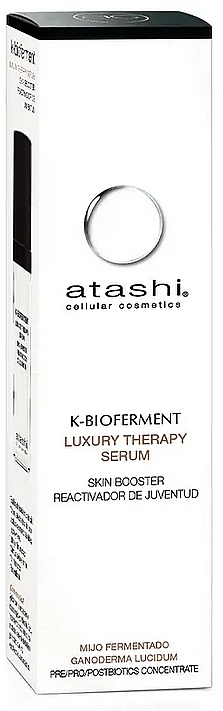 Odmładzające serum redukujące przebarwienia do twarzy - Atashi K-Bioferment Luxury Therapy Serum — Zdjęcie N2