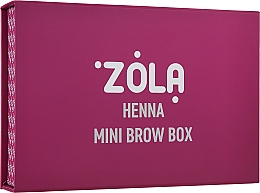 Kup Zestaw - Zola Henna Box (brow/henna/6*5g + brow/oil/15ml)
