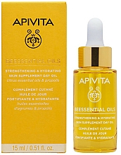 Kup Nawilżający olejek do twarzy - Apivita Beessential Oils Strengthening & Hydrating Skin Supplement Day Oil