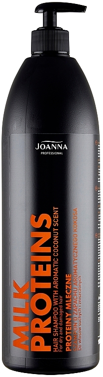 Kokosowy szampon z proteinami mlecznymi do włosów suchych i zniszczonych - Joanna Professional