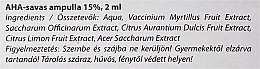 Ampułka z kwasem AHA 15% - Yamuna A.H.A-savas ampulla 15% — Zdjęcie N2