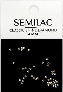 Cyrkonie do paznokci, 4 mm - Semilac Classic Shine Diamond — Zdjęcie N1