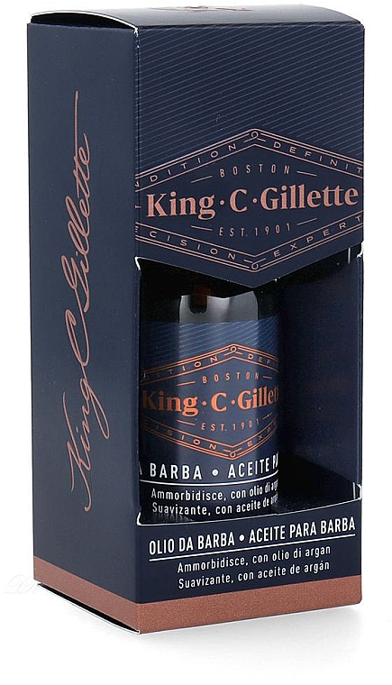 Olejek do brody - Gillette King C. Beard Oil — Zdjęcie N2