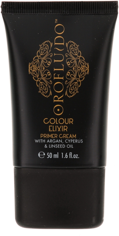 Ochronny krem do włosów farbowanych - Orofluido Color Elixir Primer Cream Skine Protector — Zdjęcie N1