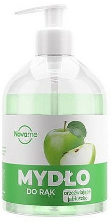 Mydło w płynie do rąk Orzeźwiające jabłuszko - Novame Refreshing Apple Hand Soap — Zdjęcie N1