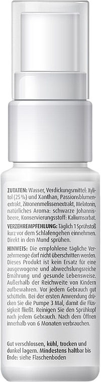 Suplement diety Melatonina, w sprayu, 1 mg - ZeinPharma Melatonin Spray 1 Mg — Zdjęcie N2