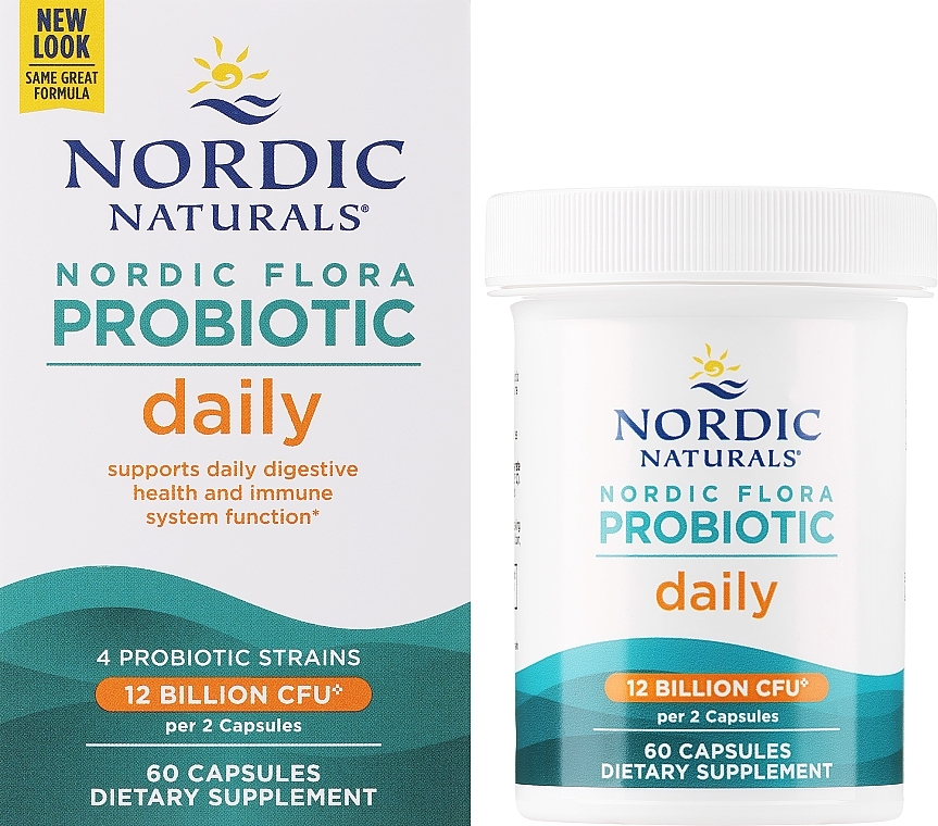 Suplement diety Probiotyki - Nordic Naturals Probiotic Daily — Zdjęcie N2