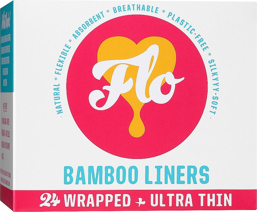 Wkładki higieniczne - Flo Bamboo Panty Liners