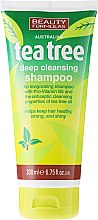 Głęboko oczyszczający szampon do włosów Drzewo herbaciane - Beauty Formulas Tea Tree Deep Cleansing Shampoo — Zdjęcie N1