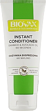 Kup Odżywka ekspresowa 60 sekund do włosów cienkich i osłabionych - Biovax Hair Conditioner