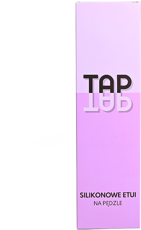 Silikonowe etui na szczoteczkę, fioletowe - Taptap — Zdjęcie N3