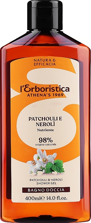 Żel pod prysznic Paczula i Neroli - Athena's Erboristica Shower Gel With Patchouli & Neroli — Zdjęcie N1