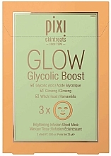 Kup Rozjaśniająca maska w płachcie z kwasem glikolowym - Pixi Glow Glycolic Boost Sheet Mask