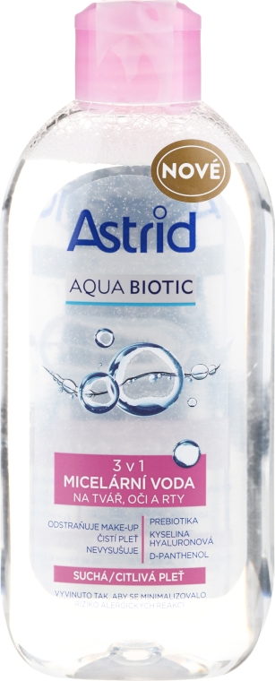 Kojąca woda micelarna do skóry suchej i wrażliwej - Astrid Soft Skin Softening Micellar Water — Zdjęcie N1