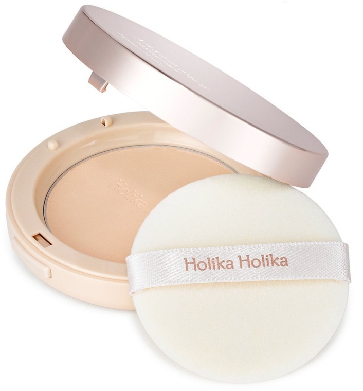 Puder w kompakcie - Holika Holika Naked Face Fixing Pact — Zdjęcie N1