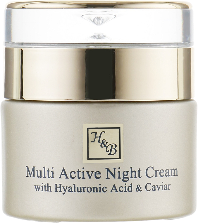 Multiaktywny krem ​​do twarzy na noc z kwasem hialuronowym - Health And Beauty Multi Active Night Cream — Zdjęcie N3