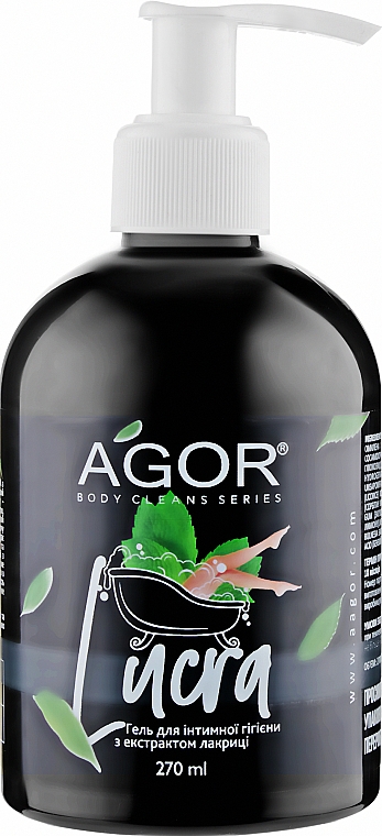 Żel do higieny intymnej z lukrecją	 - Agor Body Cleans Series Lucra Gel