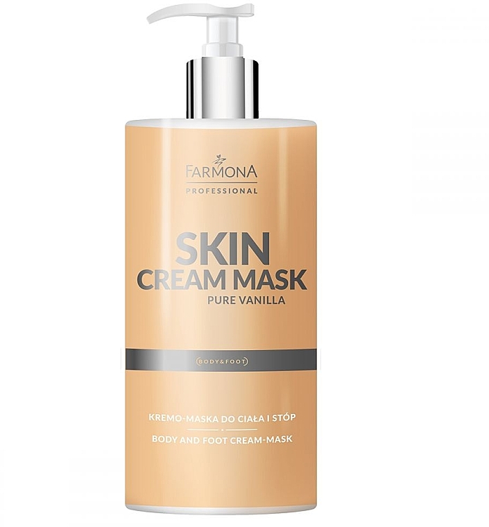 Krem-maska do ciała i nóg o zapachu waniliowym - Farmona Professional Skin Cream Mask Pure Vanilla — Zdjęcie N1
