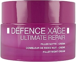 Krem wypełniający do twarzy na noc - BioNike Defense Xage Ultimate Repair Night Filler Cream — Zdjęcie N1