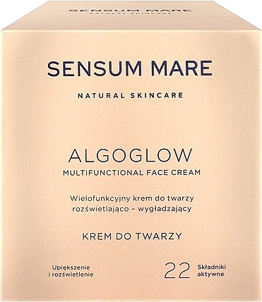 Wielofunkcyjny rozjaśniający krem wygładzający do twarzy - Sensum Mare Algoglow Multifunctional Face Cream — Zdjęcie N2