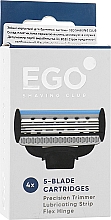 Kup Wymienne ostrza do golenia, 4 szt. - Ego Shaving Club 5-Blade Cartridges