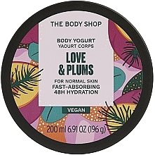 Kup Wegański jogurt do ciała - The Body Shop Love & Plums Body Yoghurt