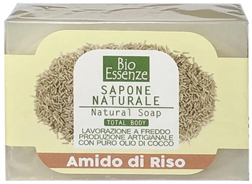 Mydło z dodatkiem skrobi ryżowej - Bio Essenze Natural Soap — Zdjęcie N1