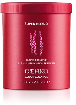 Bezpyłowy proszek rozjaśniający - C:EHKO Color Cocktail Super Blond — Zdjęcie N3