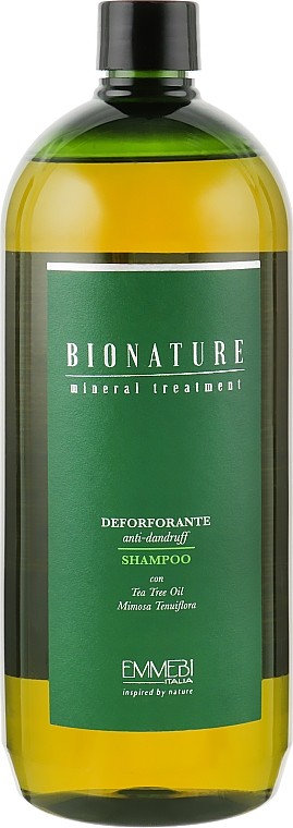 Szampon przeciwłupieżowy z olejkiem z drzewa herbacianego - Emmebi Italia BioNatural Mineral Treatment Anti-Dandruff Shampoo — Zdjęcie N3