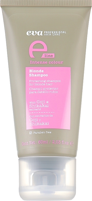 Szampon do włosów blond - Eva Professional E-Line Blonde Shampoo (mini) — Zdjęcie N1