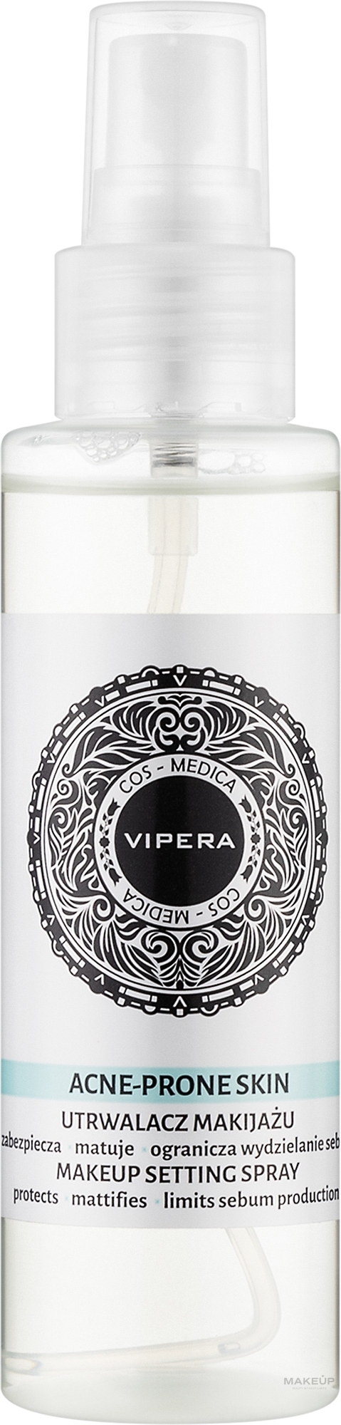 Matujący utrwalacz makijażu do cery mieszanej, tłustej i problematycznej - Vipera Cos-Medica Acne-Prone Skin Makeup Setting Spray — Zdjęcie 100 ml