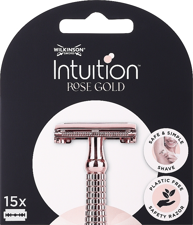 Ostrza do maszynki do golenia, 15 szt. - Wilkinson Sword Intuition Rose Gold — Zdjęcie N1