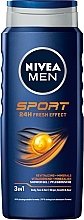 Rewitalizujący żel pod prysznic dla mężczyzn - NIVEA MEN Sport Shower Gel — Zdjęcie N1