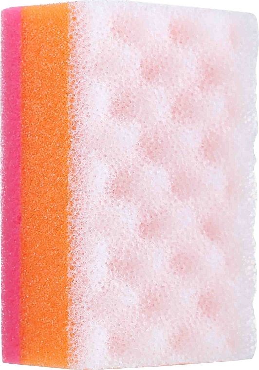 Gąbka do kąpieli, różowo-pomarańczowo - Ewimark — Zdjęcie N1