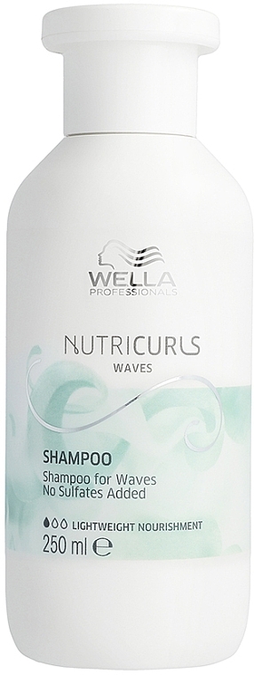 Szampon do włosów falowanych bez siarczanów - Wella Professionals Nutricurls Waves Shampoo